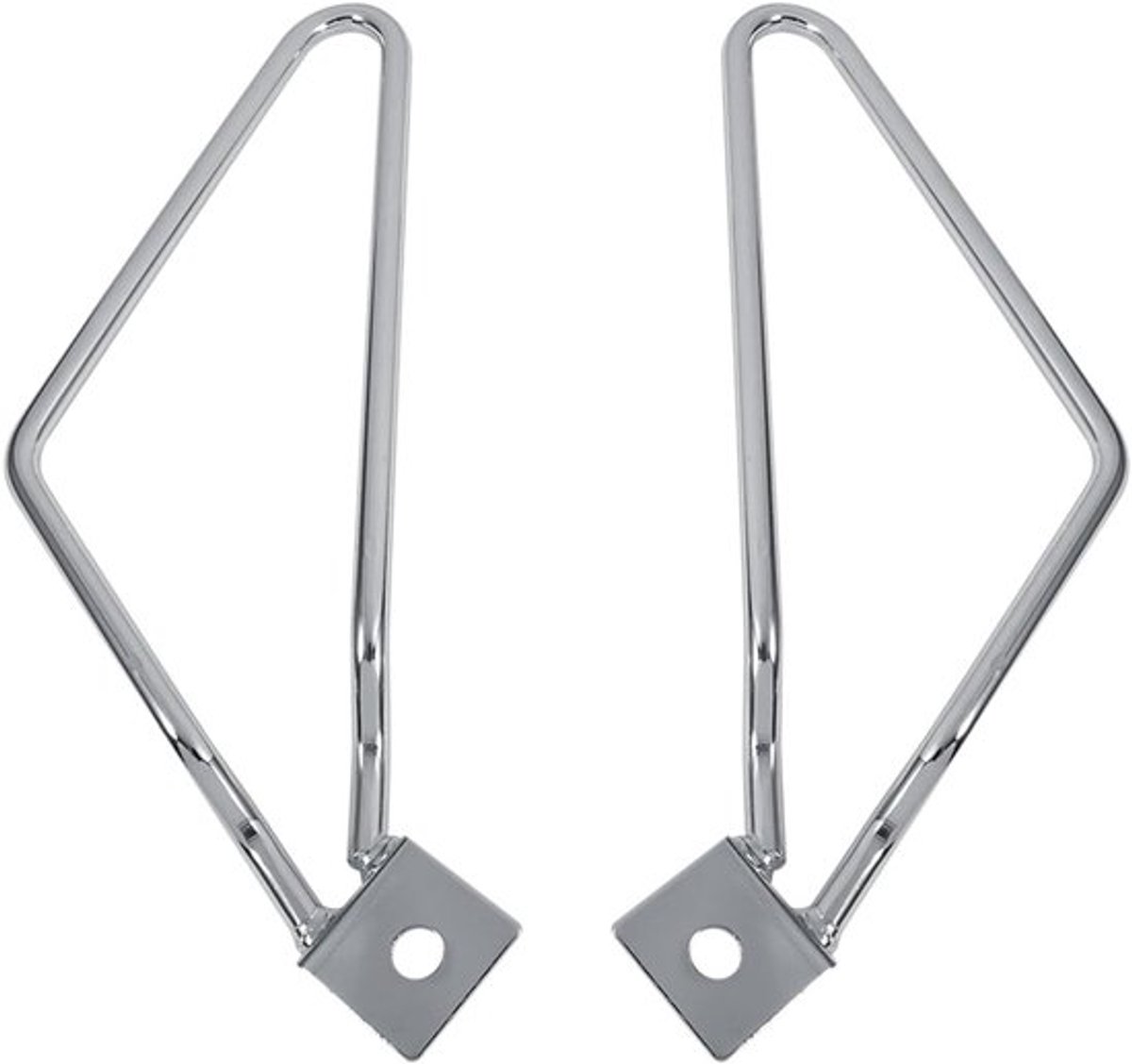 2 x Motorfiets Zadel Tas Houder voor XL883/1200 HD1450/1584 - Duurzaam, Verstelbaar en Waterdicht