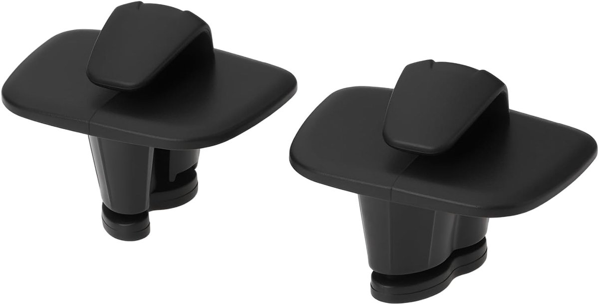 SnelShoppen - 2 Stuks Auto Dak Haak Links Rechts Geschikt voor Volvo XC40 XC60 XC90 V90 2018-2020 - Duurzaam Kunststof - Ideaal voor Organisatie en Ru
