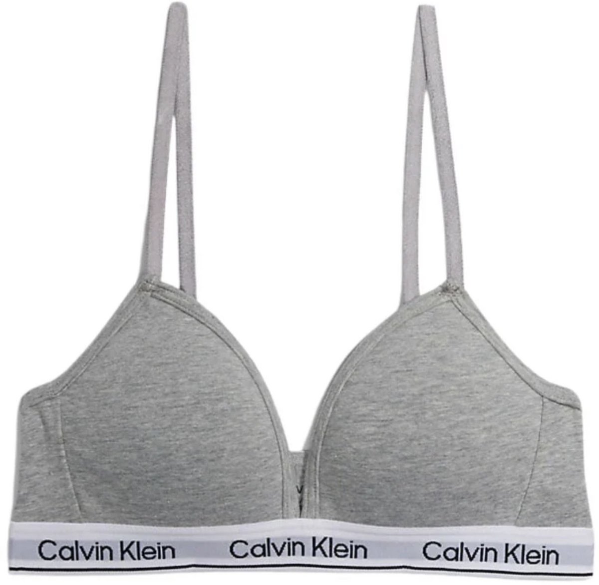 Calvin Klein - Triangel Bralette - Grijs - 12/14 jaar