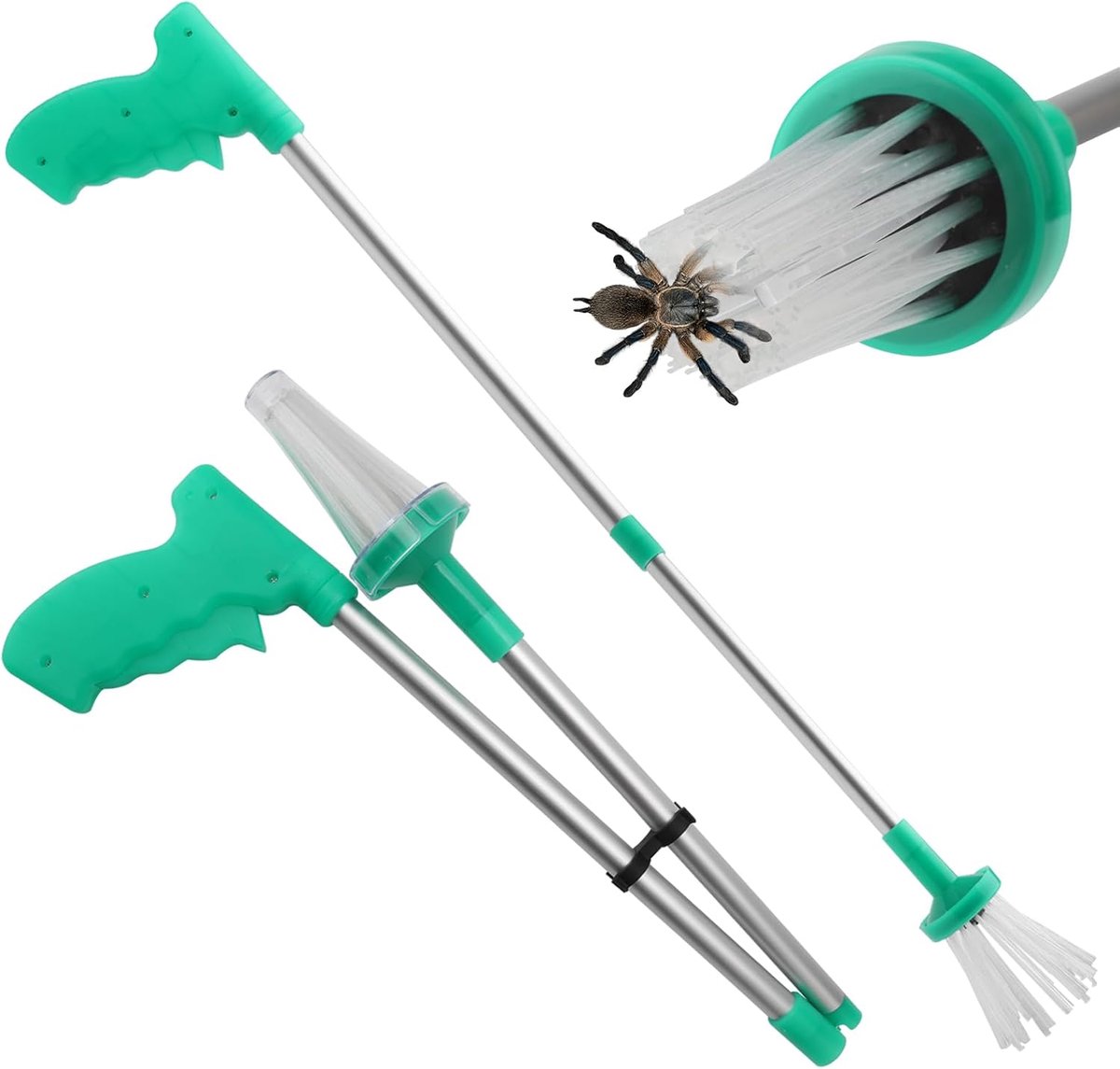 Insectenvanger 83 cm - Extra lange vangst stok - Voor het veilig vangen van spinnen en insecten - Eenvoudig in gebruik - ShopVlot