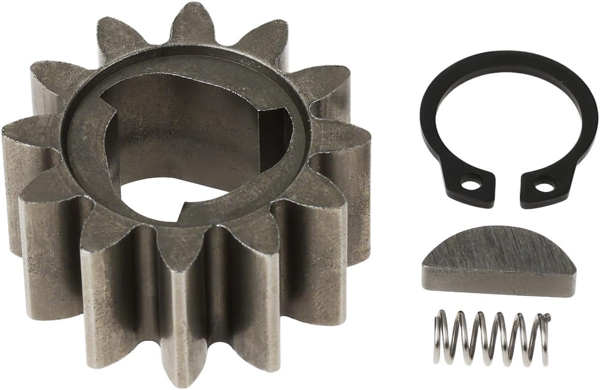 SnelShoppen - Set van 12T Grasmaaier Aandrijf Tandwielen 42661-VE2-800 Geschikt voor Honda HRB535 HRB536 HRD536 HRG536 - Duurzaam en Eenvoudig te Inst