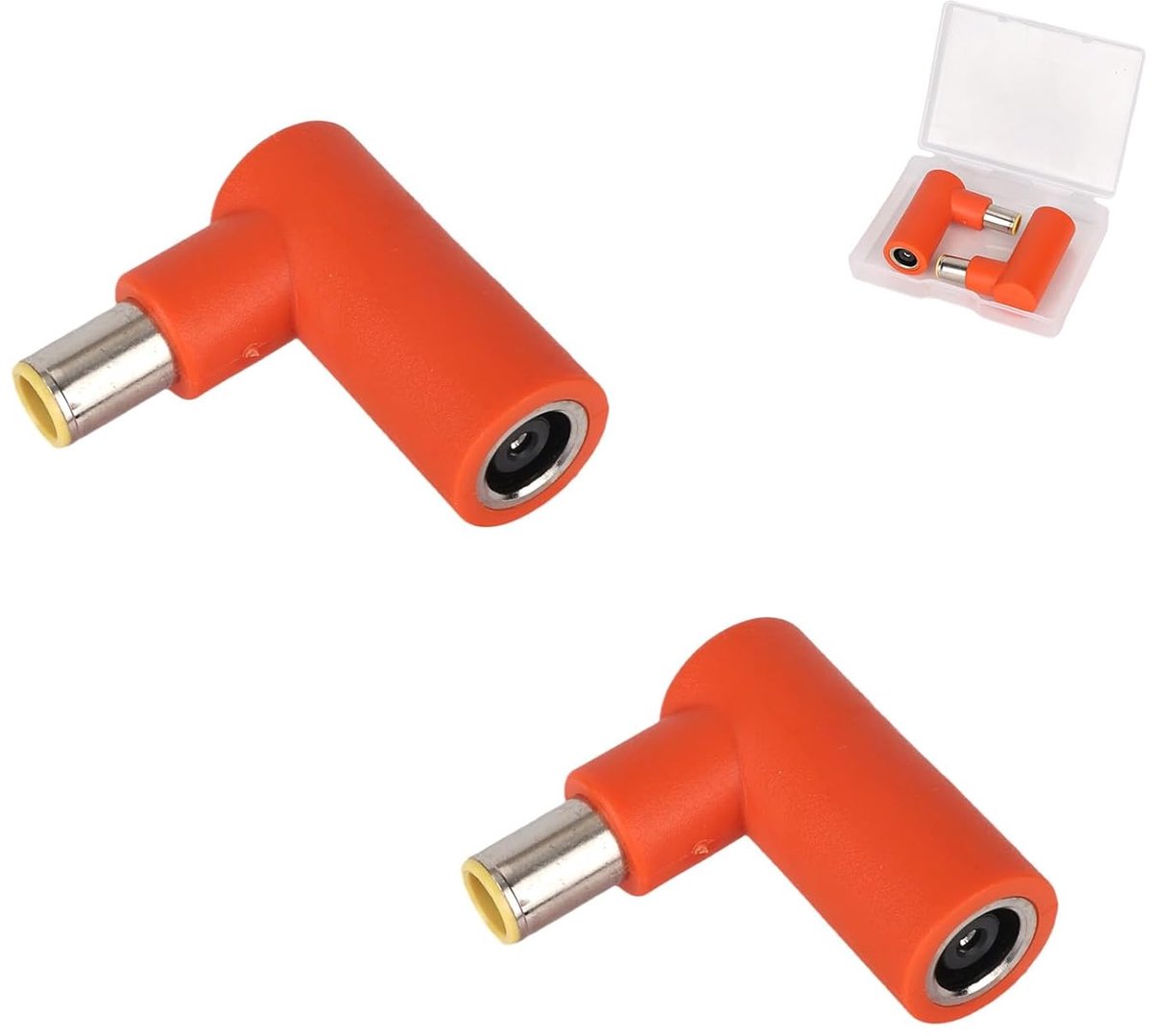 SnelShoppen - 2Pcs DC 8020 naar DC 7909 Adapter, 90 Graden Zonnepaneel Connector, Compatibel met Draagbare Energie Stations, Duurzaam PVC, Efficiënte