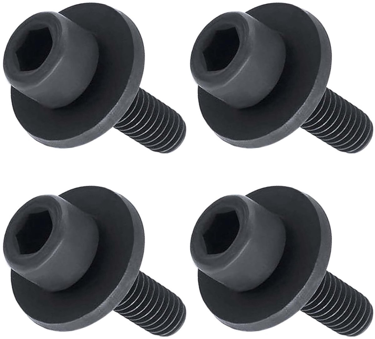 SnelShoppen - 4 x M6 x 20 Hex Bout voor Cirkelzaagblad Klem, Metaal Montagebout, Duurzaam, Vervangingsonderdelen voor Makita BSS610 DSS610