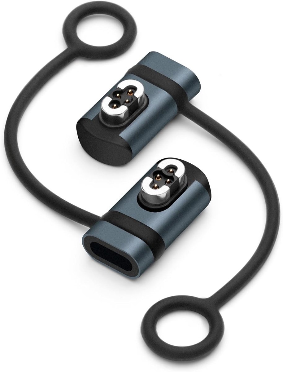 SnelShoppen - USB-C Adapter voor Shokz Hoofdtelefoons (2-Pack), Magnetische Oplaadpoort voor Aftershokz Hoofdtelefoonoplader, Compatibel met Shokz Ope