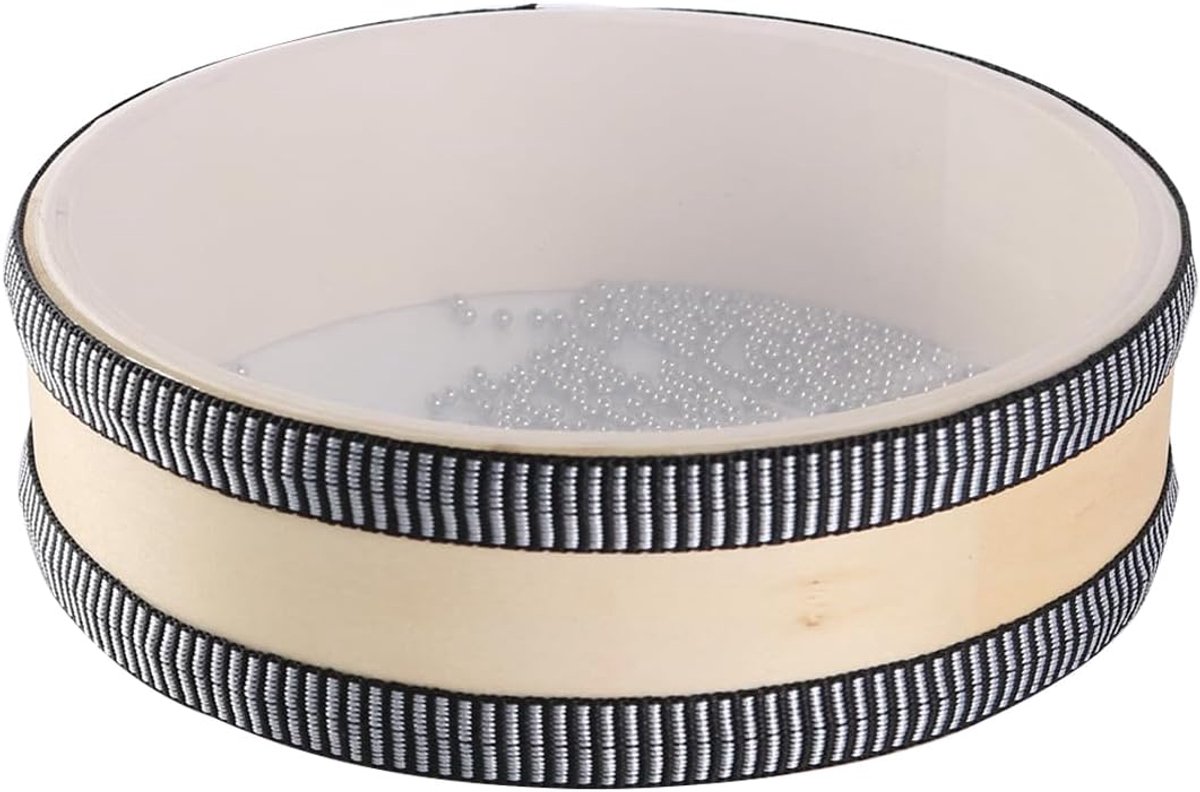 SnelShoppen - Ocean Drum voor Meditatie en Ontspanning, Natuurlijke Kleur Regen Drum voor Stressvermindering, Geluidstherapie Tool voor Volwassenen, P