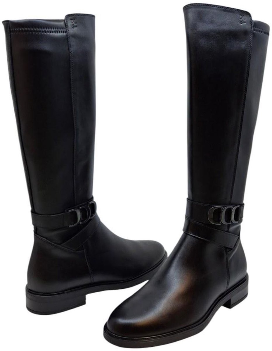 DL Sport 7188-02 Bea Nero | Lange laars voor steunzolen