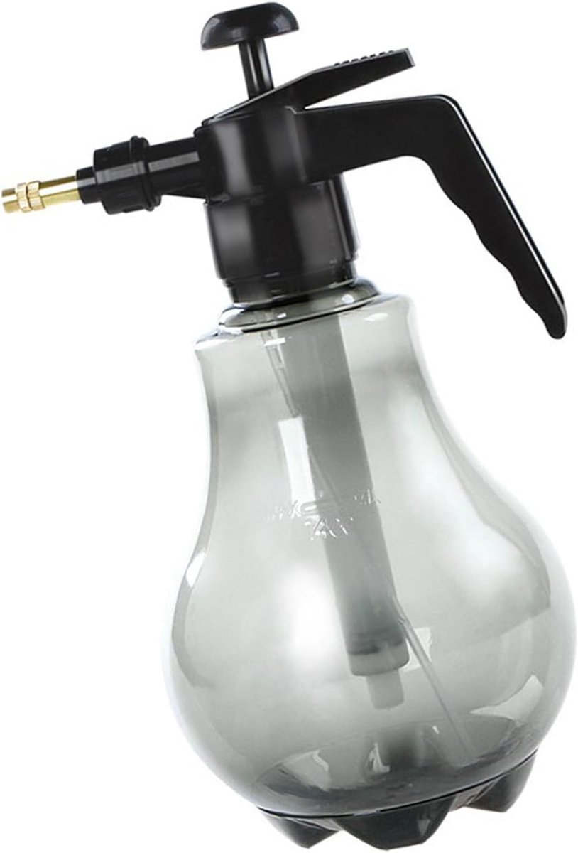 SnelShoppen - Waterspuitfles Rokerig Grijs - 1,5L Spuitfles met Druksysteem voor Tuin, Keuken en Huishoudelijk Gebruik - Duurzaam en Betrouwbaar