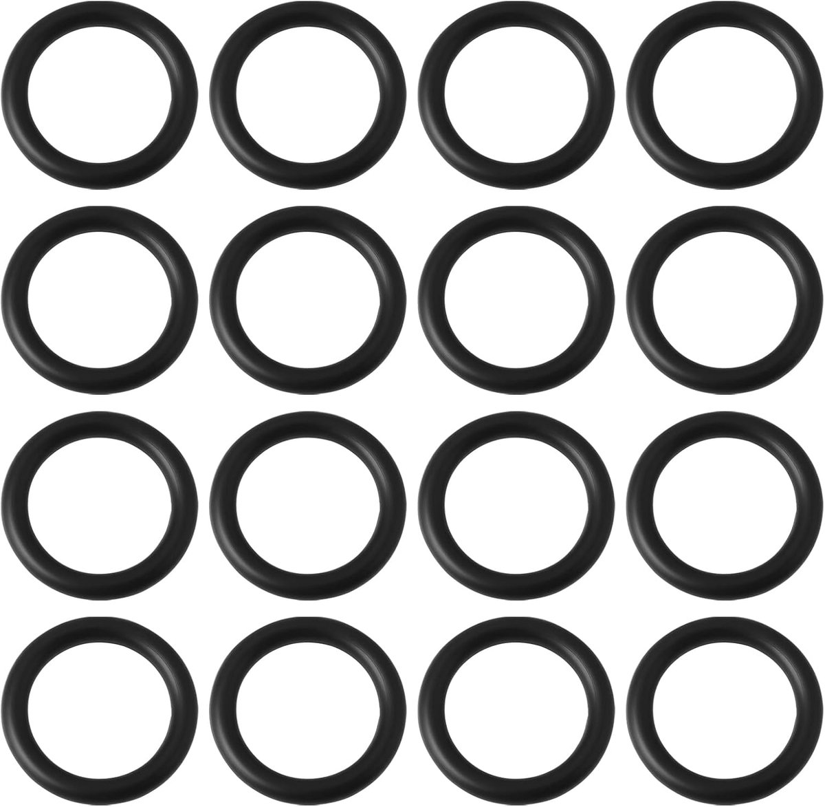 SnelShoppen - 100 Stuks O-ringen 5/16" ID X 7/16" OD X 1/16" Nitril O-Ringen voor Hydraulische en Pneumatische Motoren, Cilinders, Pompen, Kleppen, Pr