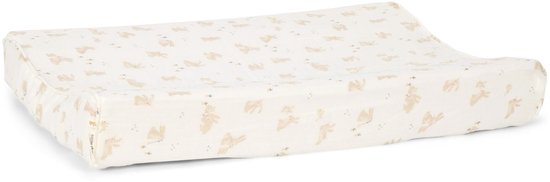 Aankleedkussenhoes - Wit - Newborn Naturals - Baby Bunny — afbeelding 2