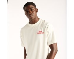 New Balance Intelligent T-Shirt Heren T-shirt - ATLETIC GREY