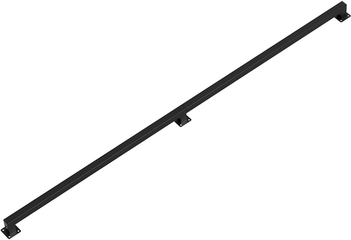 180 cm Trapleuning Trapleuning Wandbevestiging Binnen Buiten Binnen & buiten Zwart