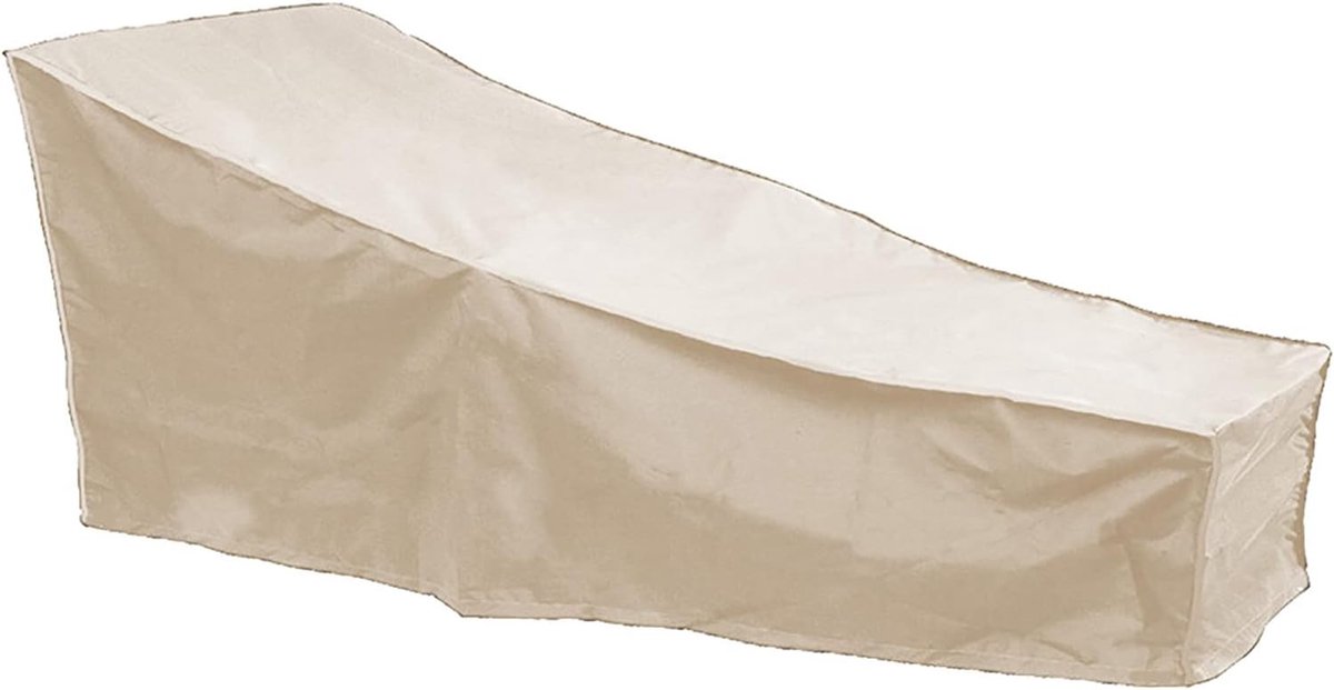 Patio chaise longue cover 208x76x41 cm - waterdicht polyester - weerbestendig - beschermt uw lounge stoel - ShopVlot