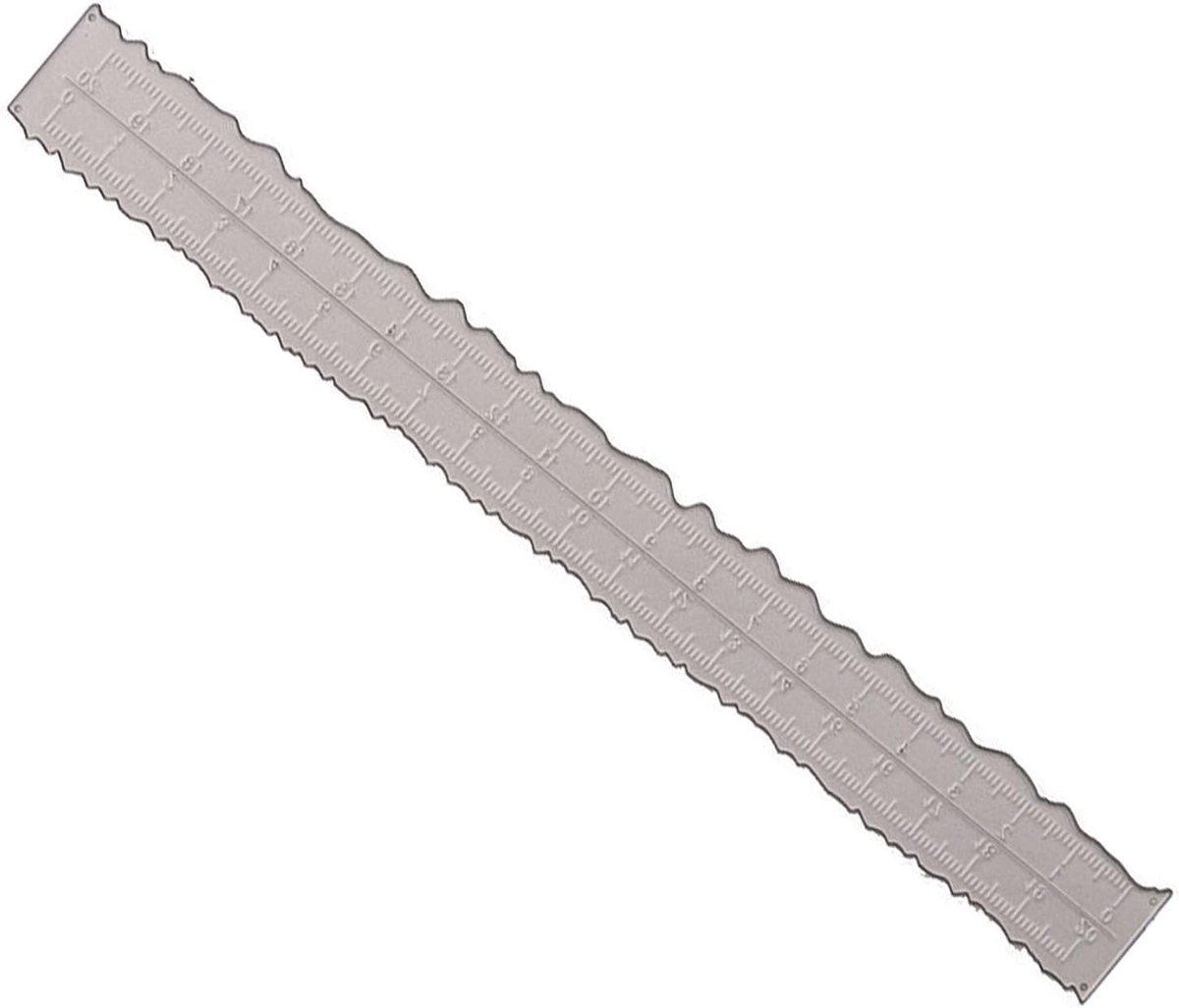 SnelShoppen - Deckle Edges Liniaal, Irreguliere Snijliniaal voor Precisie Snijden, Multifunctionele Meetliniaal voor Embossing, Ideaal voor Scrapbooki