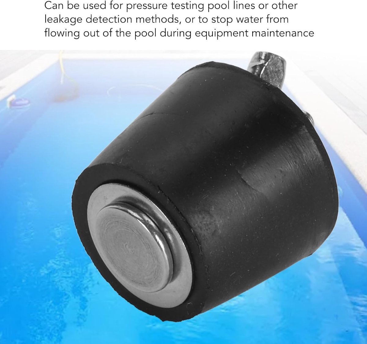 Pool winterpluggen 32mm - rubber en roestvrij staal - effectieve bescherming tegen winterse schade - 2 stuks - ShopVlot