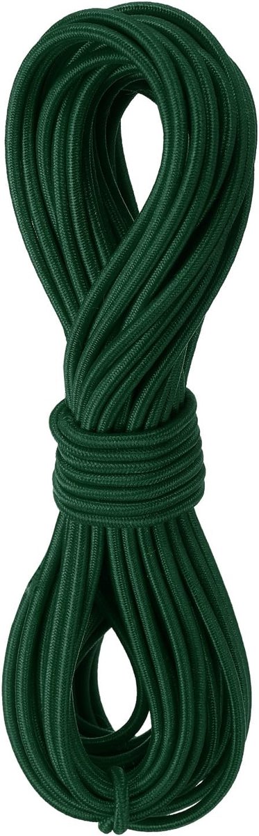 SnelShoppen - Elastisch Koord Strek Touw 2.8mm 11m Lange Rubber Touw - Groen voor Naaien, Kamperen, DIY Creaties, Kralen Kettingen Maken, Buiten Activ
