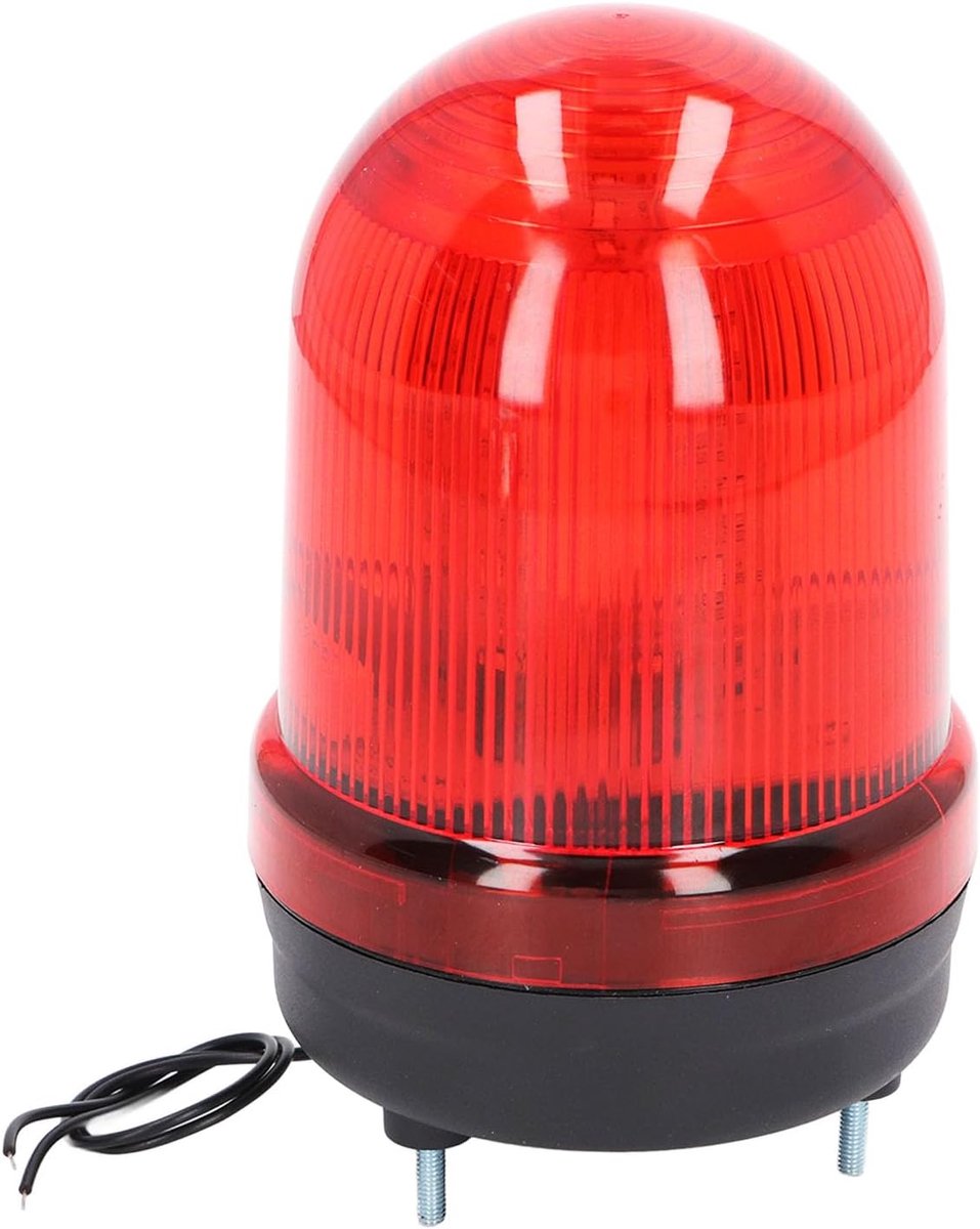 SnelShoppen - LED Strobe Alarm Strobe Voor Boten, 220V, Instelbare Verlichting, Mini Waarschuwingslicht Voor Garages, Werkplaatsen, Campings, RV's, Bu
