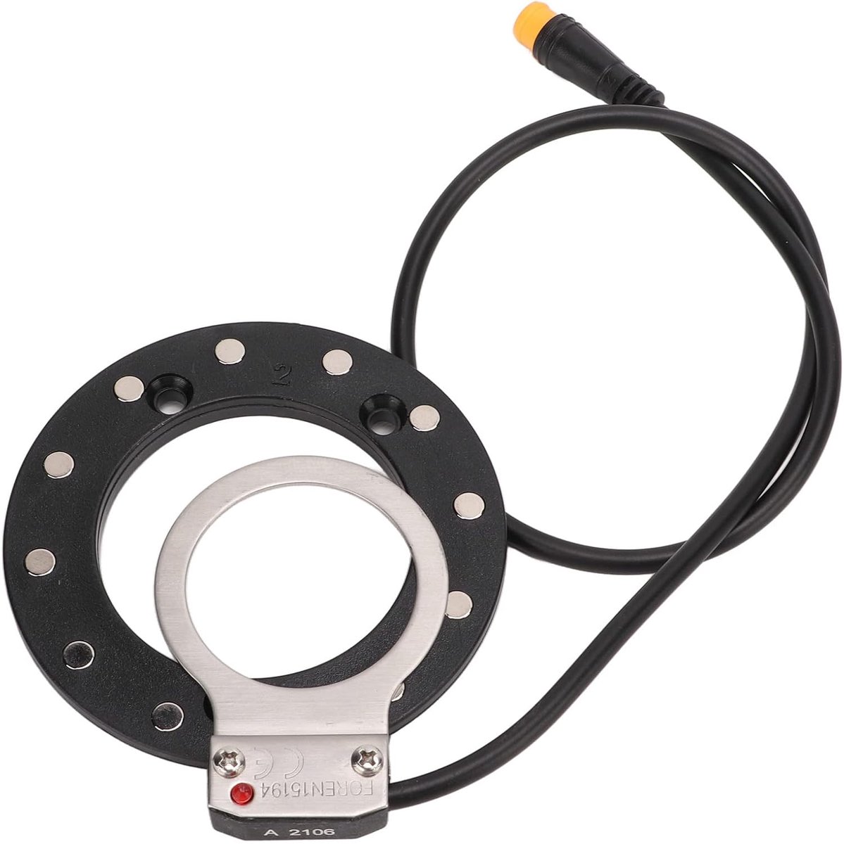 SnelShoppen - Elektrische Fiets Sensor met 12 Magneten en Dubbele Hall Sensoren - Pedal Assist Accessoire voor E-bike - Waterdicht en Duurzaam