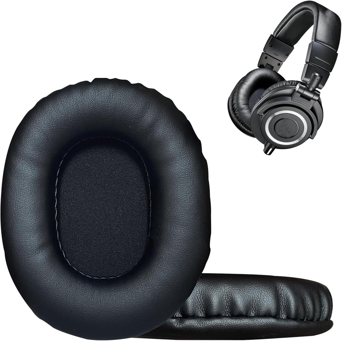 UOGWA Ear Pads Replacement for Audio Technica ATH M50X M50XBT M50RD M40X M30X M20X MSR7 SX1 Monitor Headphones, Ear - ShopVlot