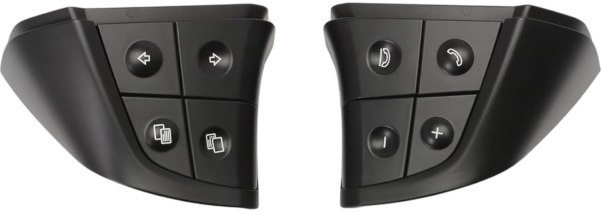 SnelShoppen - 2 Stuks Multifunctionele Stuurwielknoppen, Controleknoppen 1648207910 voor W164 W251 W245 Stuurwiel Schakelaars voor GL ML B/R Klasse Li