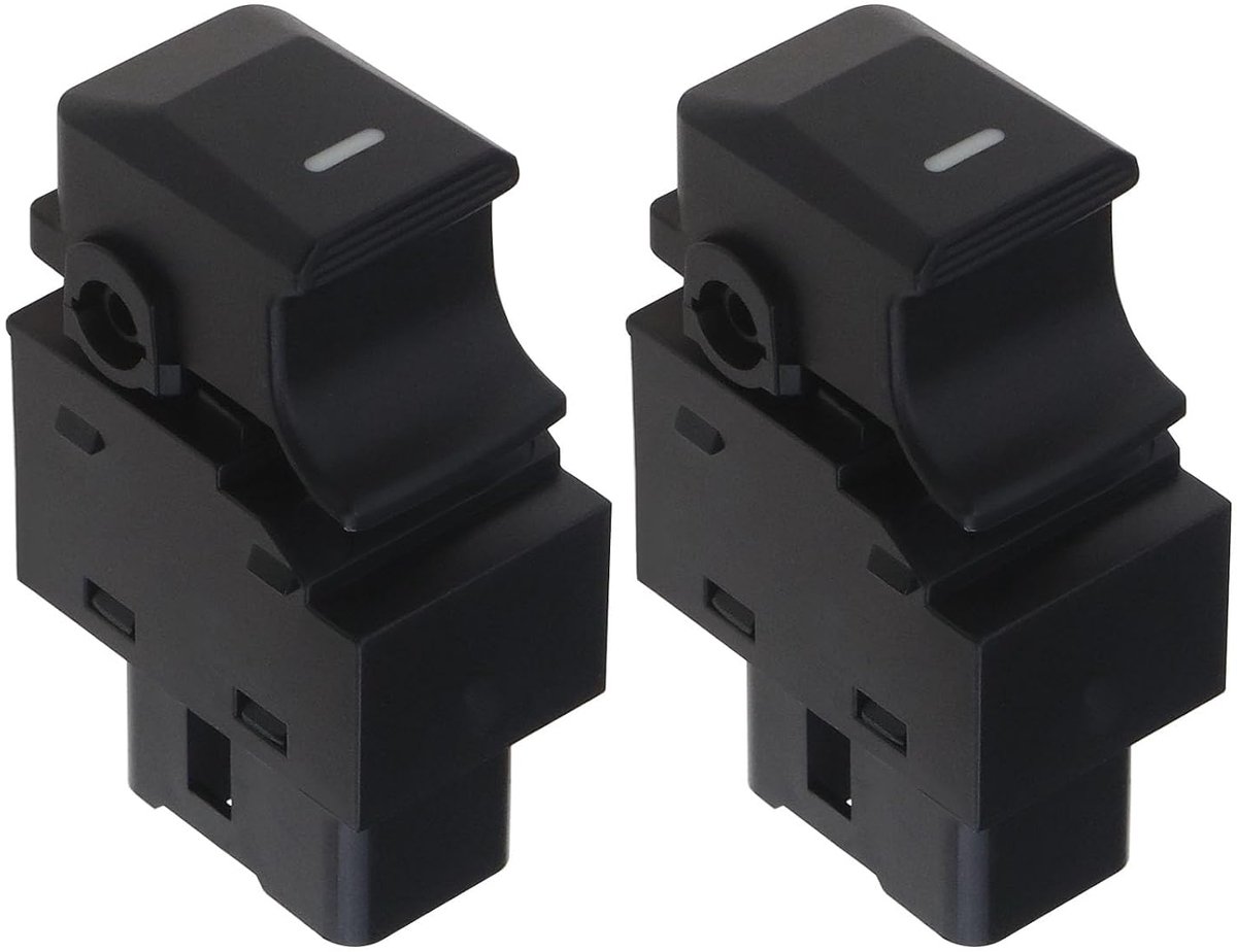 SnelShoppen - Pack van 2 7-Pins Automatische Raambediening Schakelaar Achterraam Schakelaar 93575-1H000 369510-1000 935813W000 Geschikt voor Kia Sport
