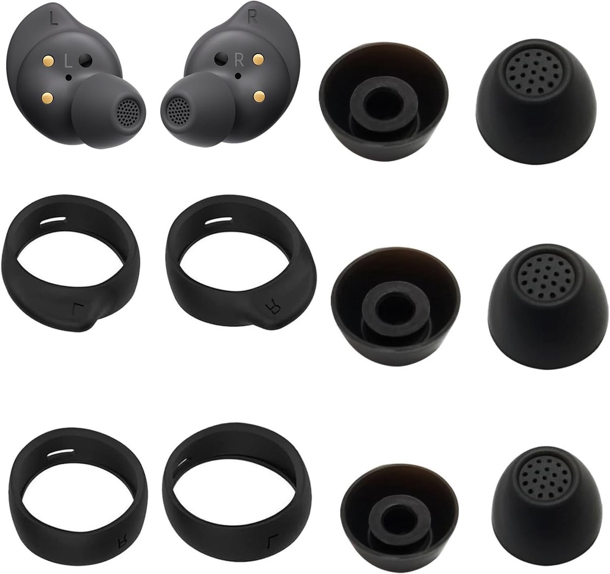 Oordopjes voor Galaxy Buds FE - Siliconen vervangingen - Verbeterd comfort en stabiliteit - Eenvoudige installatie - ShopVlot
