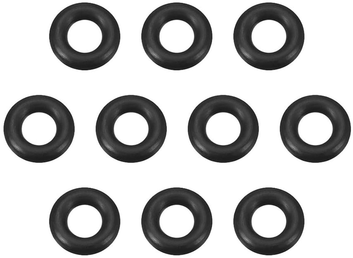SnelShoppen - Pack van 10 Nitril Rubber O-Ringen, 11mm Buitendiameter, 5mm Binnendiameter, 3mm Dikte, Kwaliteitsrubber Wasringen, Spacers, Afsluitset,