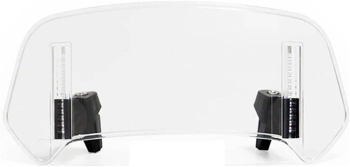 Motorfiets Windscherm - Verstelbare Spoiler - Comfortabele Rit - Beschermt Tegen Puin - Universeel - Transparant