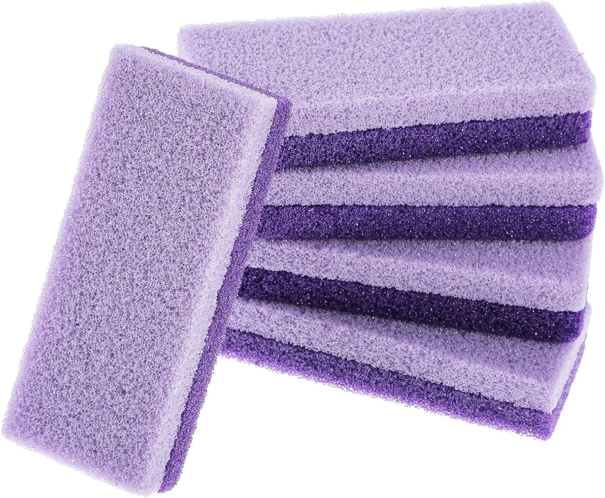 Pumice stenen voor voeten 5 stuks - paarse PU materiaal - voor het verwijderen van eelt - voor een salonresultaat thuis - ShopVlot