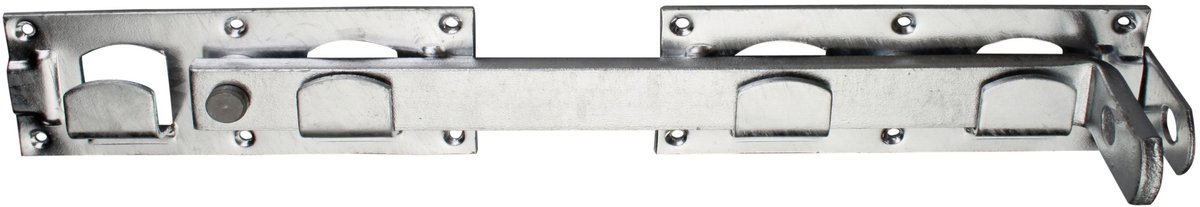 GAH Alberts Dubbele Poortovergooi L/R bruikbaar 430x70x180x333mm Gat-Ø5mm 12 - 210137