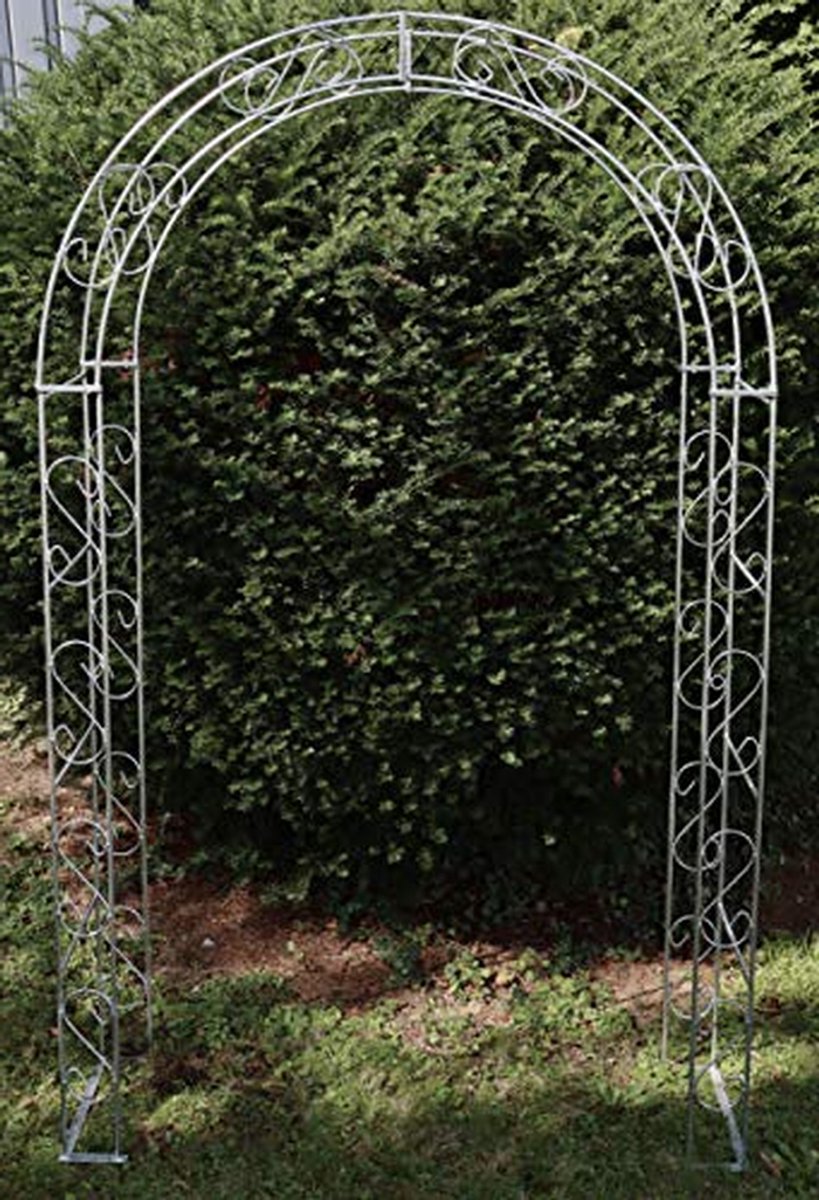 Rozenboog Metaal - Klimplant Boog - Tuin Decoratie - Thermisch Verzinkt - 140 cm Breed - Antraciet