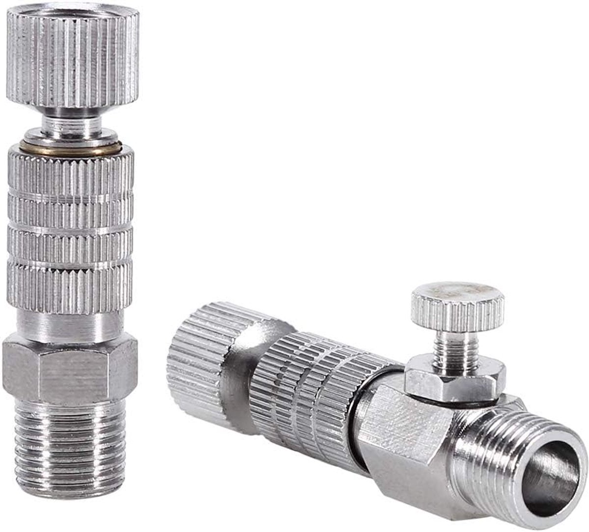 SnelShoppen - 1/8 inch airbrush plug aansluiting, snelle koppeling, adapter voor spuitpistool, luchtslang, luchtcompressor accessoires, roestvrij en l
