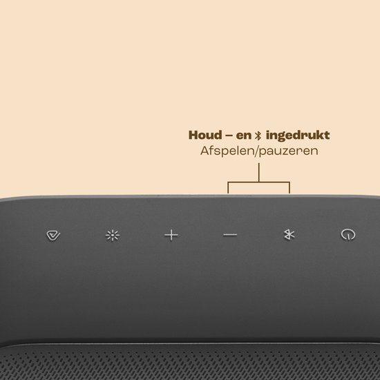 Harman Kardon Luna 2 - Portable Bluetooth speaker - Draadloze Muziek Box - Met Sfeerverlichting - Zwart van Merkloos — afbeelding 5