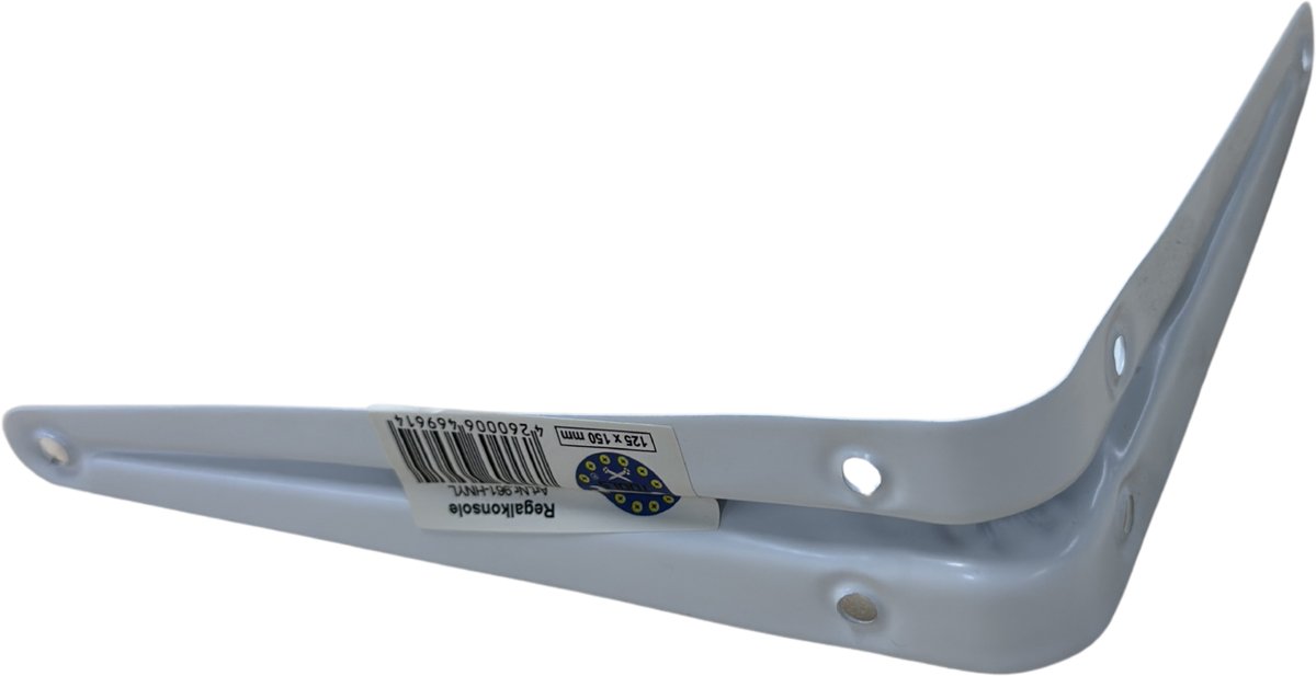 Eurotools plankdrager | 125 x 150 mm | wit