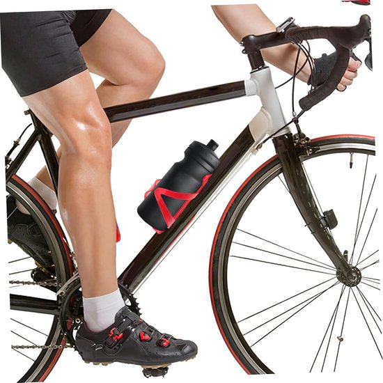 Bidonhouder Fiets - 2 stuks - Universeel Bidonhouders - Bidonhouder Racefiets - Sterke en flexibele structuur - Geschikt voor Fiets / Racefiets / Mountainbike / Kinderwagen- Flessen / Beker Houder Verstelbaar - Cadeau voor fietsliefhebbers - Rood — afbeelding 4