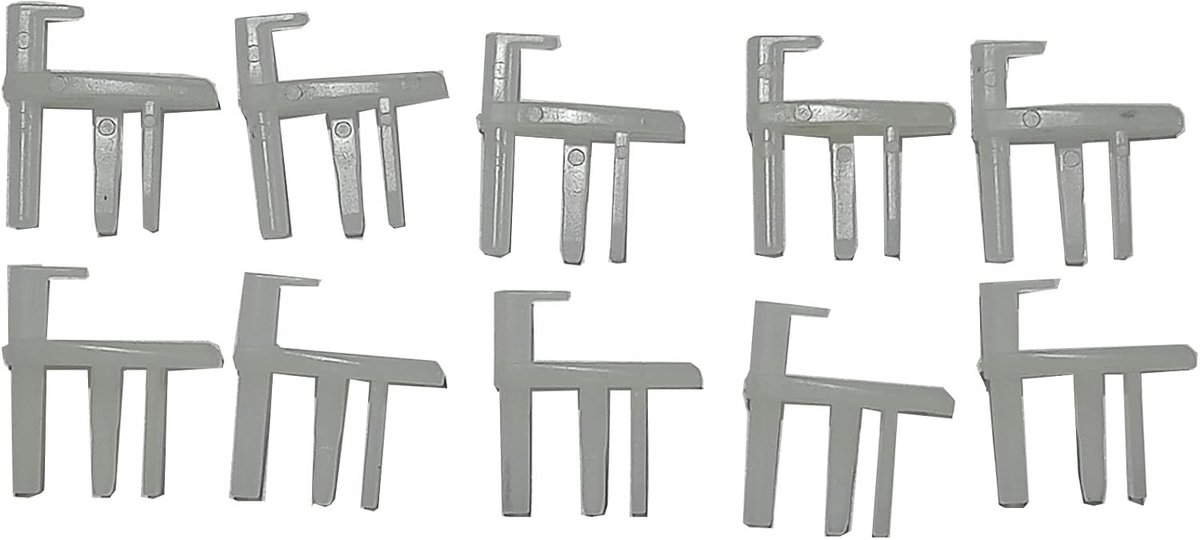 Caravan Raam Eindclips - 5 Paar voor Vliegscherm, Geschikt voor Seitz, Motorhome Accessoires