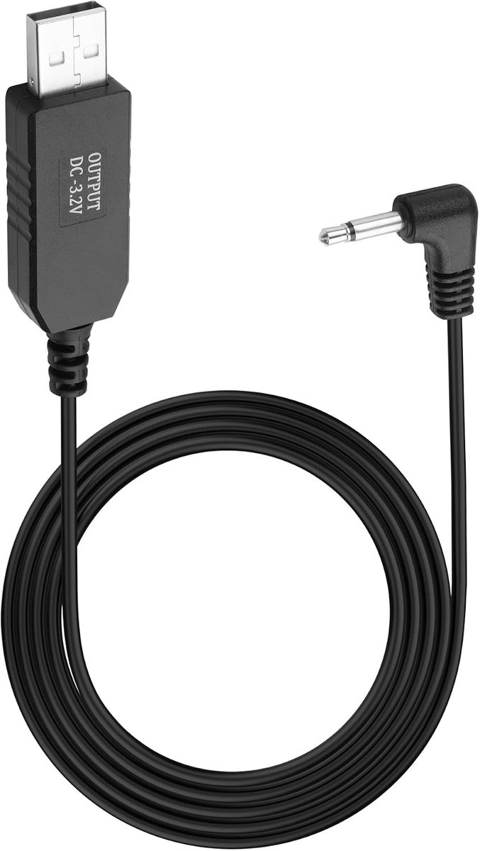 USB-oplaadkabel voor Remington baardtrimmer, compatibel met MB320C MB320 MB310C MB42C MB200, vervangend netsnoer voor baardverzorging en grooming