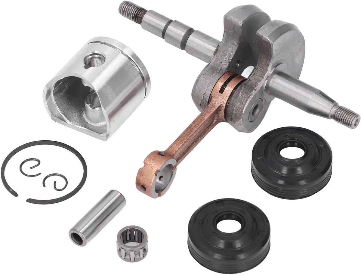 Krukas Onderdelen Set - Kettingzaag Reparatie Kit - Kettingzaag Onderhoud - Gelegeerd Staal - 38mm Diameter - Zilver