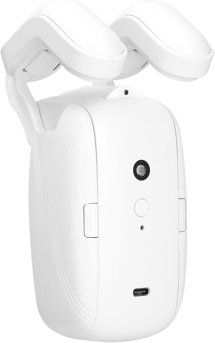 Slimme Gordijnmotor - Automatische Gordijnopener - Wooncomfort Verhogen - Ingebouwde Batterij - 21 x 17 x 7 cm - Wit