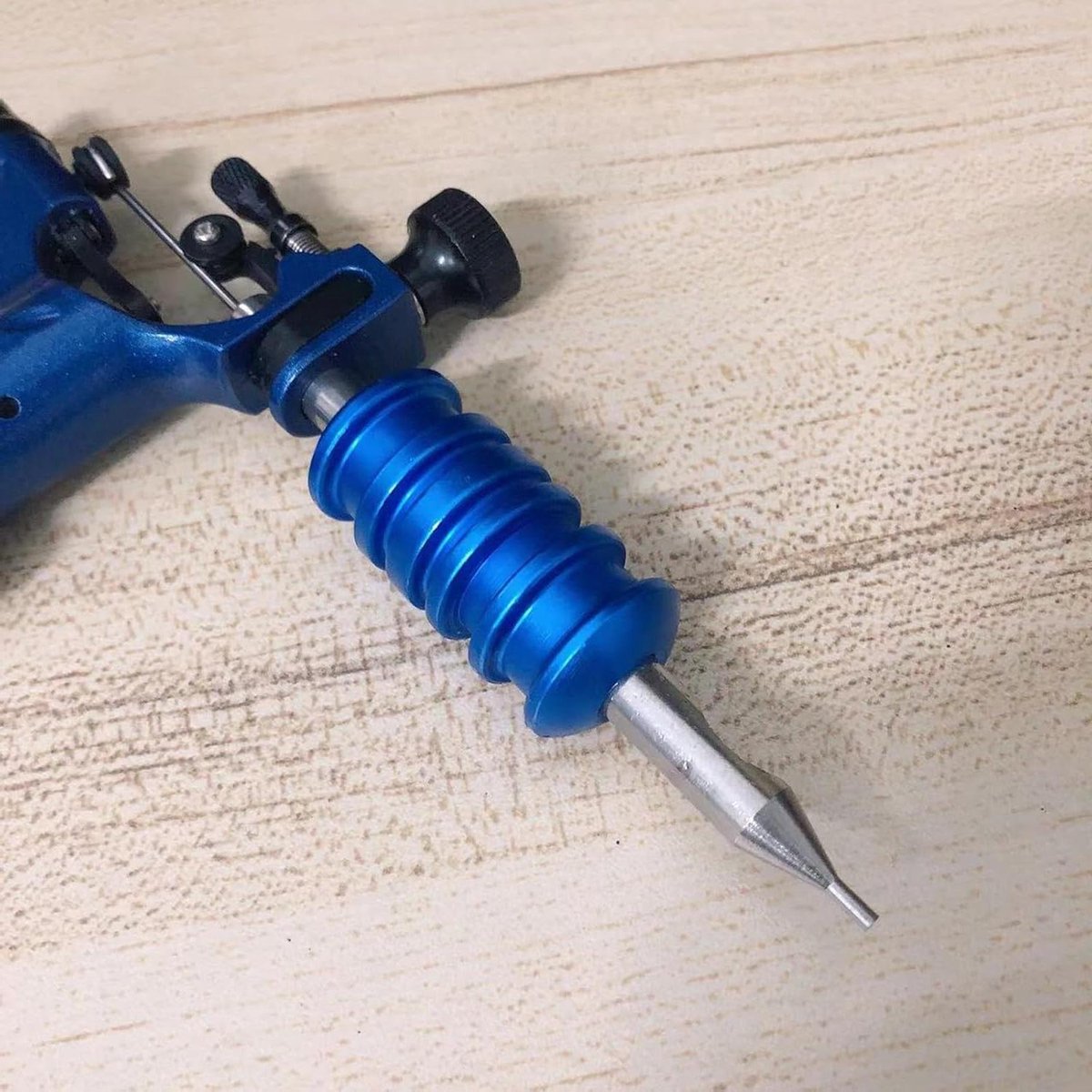 Elektrische Borduurmachine - Naald Trekker Machine - Doe-het-zelf Patronen Maken - Nauwkeurige Positionering - 1.0 Stuks - Blauw