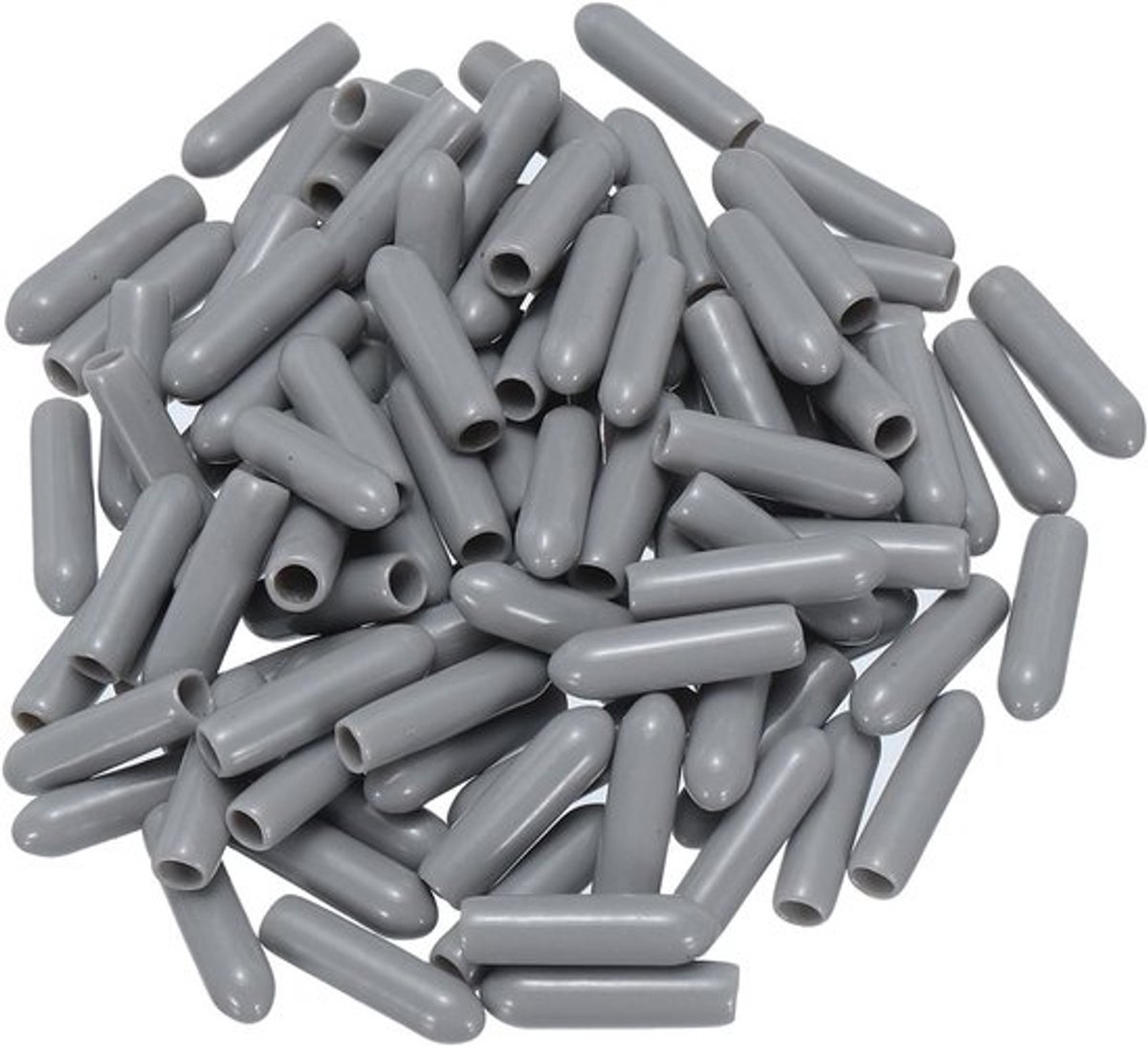 Rubber Eindkappen voor 3mm (1/8") ID Buizen - Beschermende PVC Rond Caps voor Schroefdraad en Toepassingen