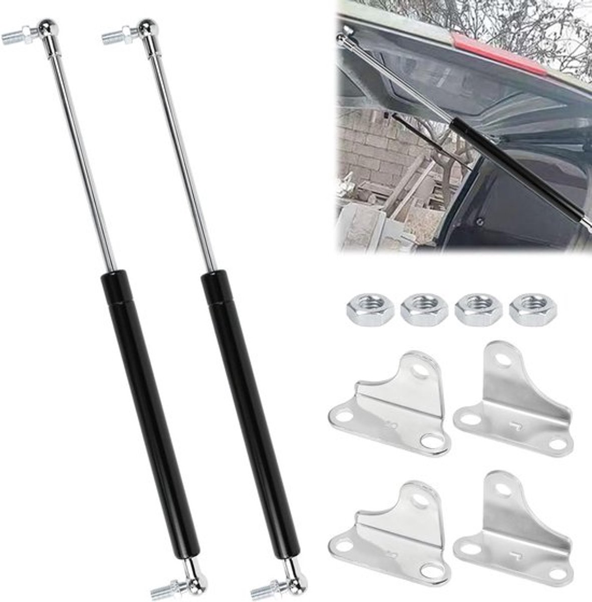 Gasveren Schokdempers Set voor Verbeterde Vering en Comfort in Meubels en Auto's
