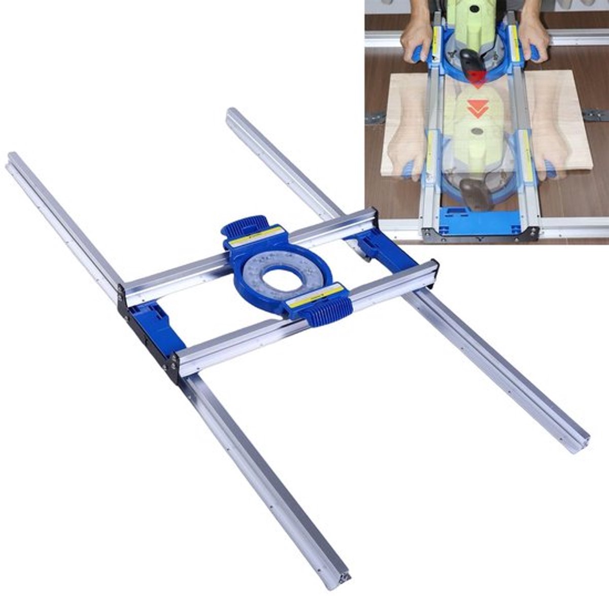 Aluminium Routerslee met Nauwkeurige Rail en Schuif voor Harsprojecten