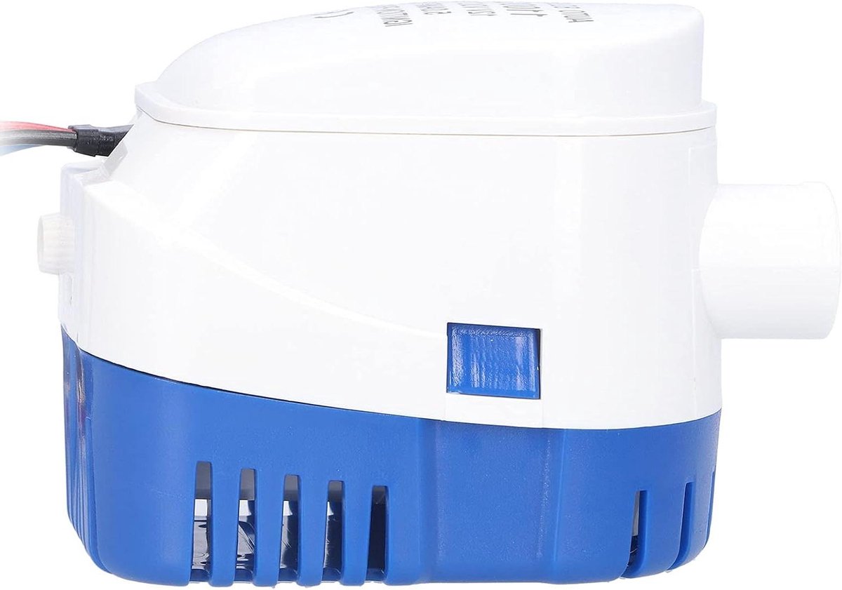 Bilge Dompelpomp - Automatische Pomp - Bootstroomafwatering - Geïntegreerde Schakelaar - 600 GPH - Zwart