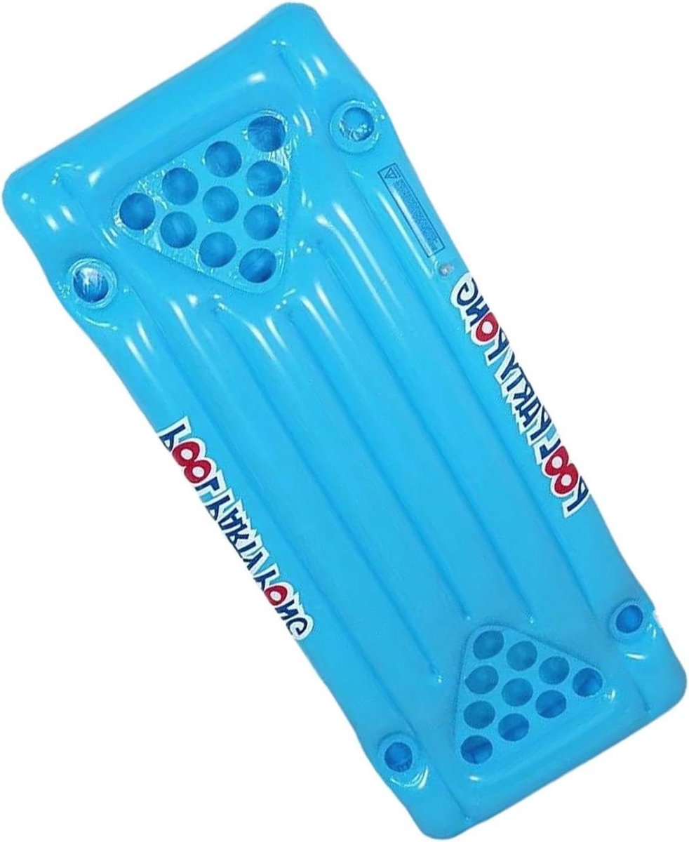 Opblaasbare Tafel - Drijvend Speelveld - Poolfeest Spelletjes - Met 10 Bekerhouders - 145 cm - Meerdere Kleuren