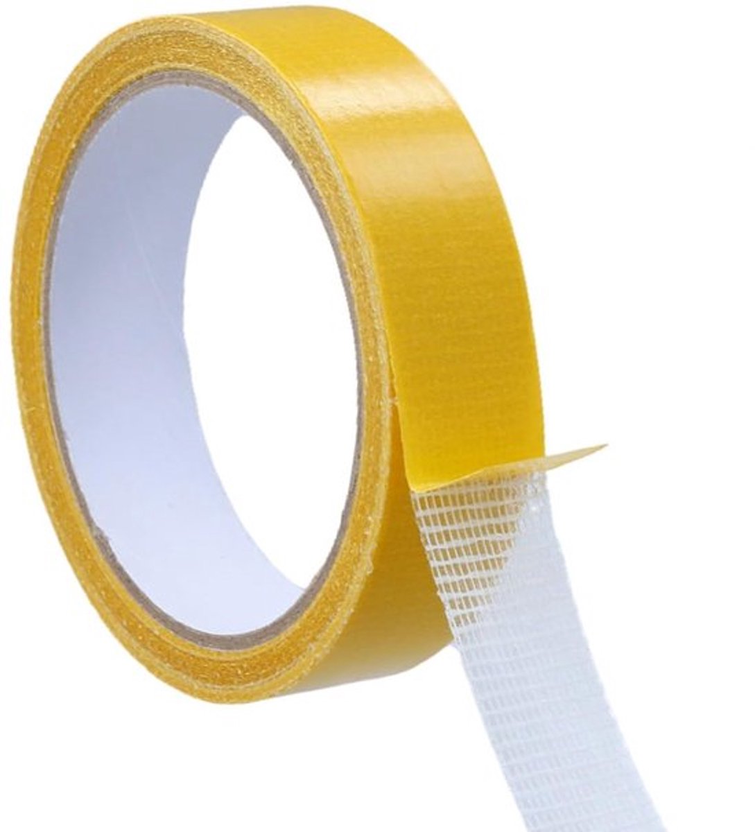 Zware Dubbelzijdige Plakband van 2.5cm x 10m voor Gemakkelijk Hems, Naadloze Verbindingen en Vervangingen van Tapijt en Gordijnen, Transparante Stoffen Lijm voor Creatieve Projecten
