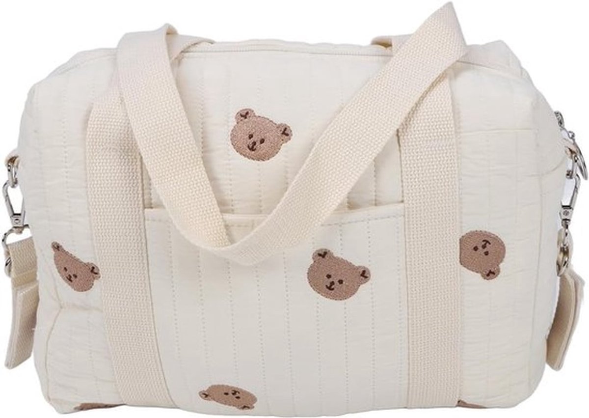 Multifunctionele Opbergzak voor Kinderwagen met Grote Capaciteit en Ritsvak voor Herbruikbare Handtas