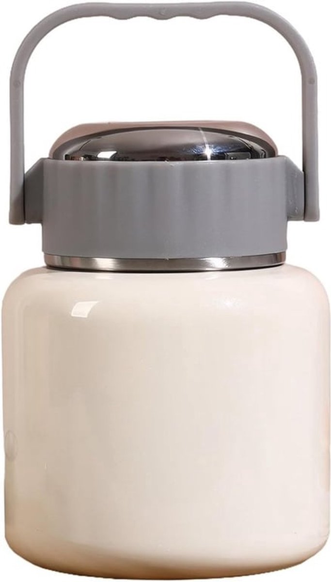 Isolerende Voedselcontainer 500ml - Premium 316 Roestvrij Staal, Warmtebehoud, Lekvrij en Duurzaam voor Maaltijdvoorbereiding en Gezond Eten