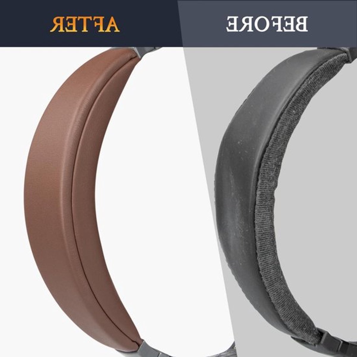Vervangingsset voor Over-Ear Hoofdtelefoons met Oorkussens, Hoofdband en Silicone Beschermhoezen - Geschikt voor Bose QuietComfort 15 en 2 - Koffiekleur