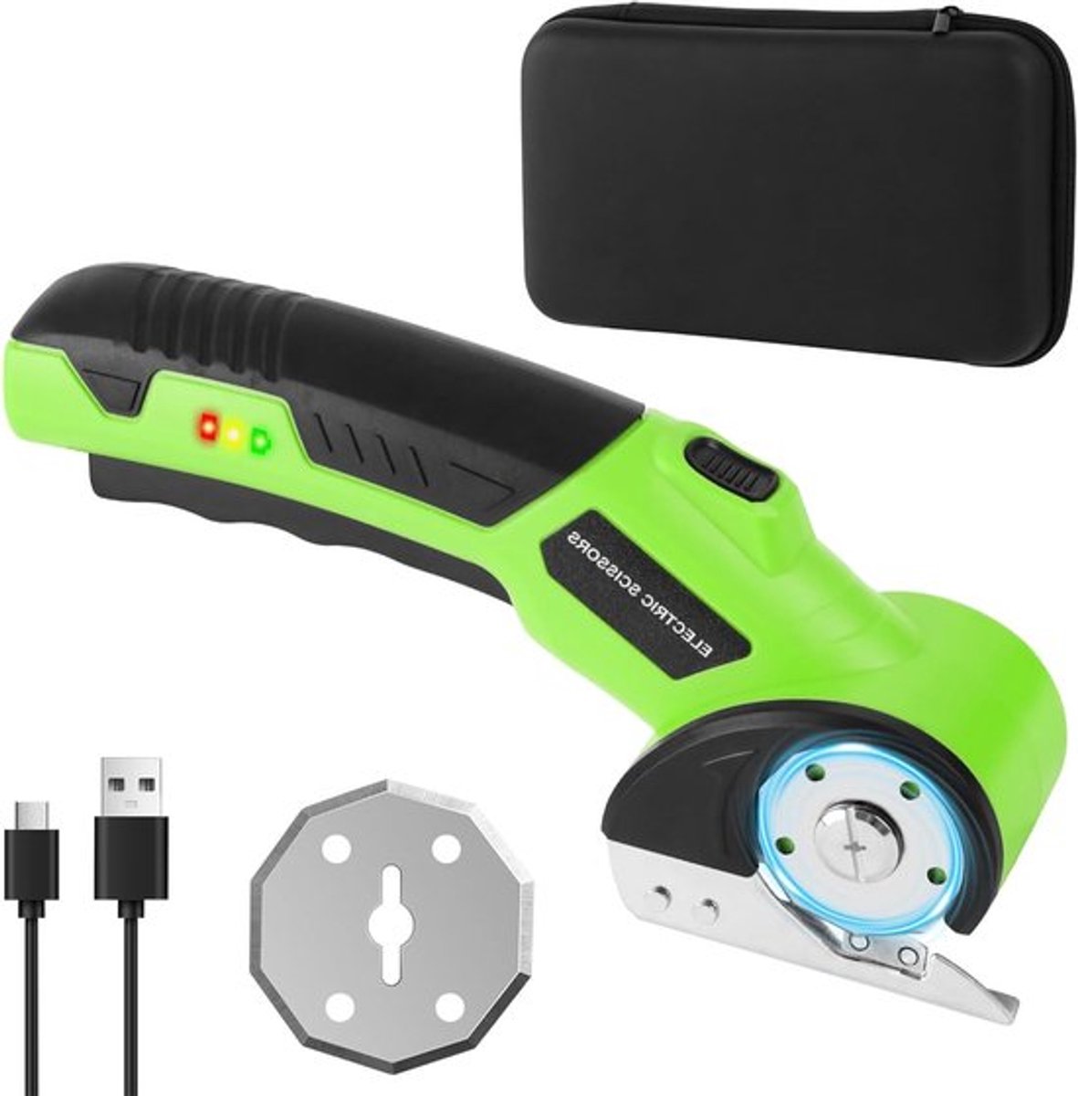 Draadloze Elektrische Karton Cutter met Veiligheidsslot voor Nauwkeurig Snijden van Karton, Stof, Leer en Plastic
