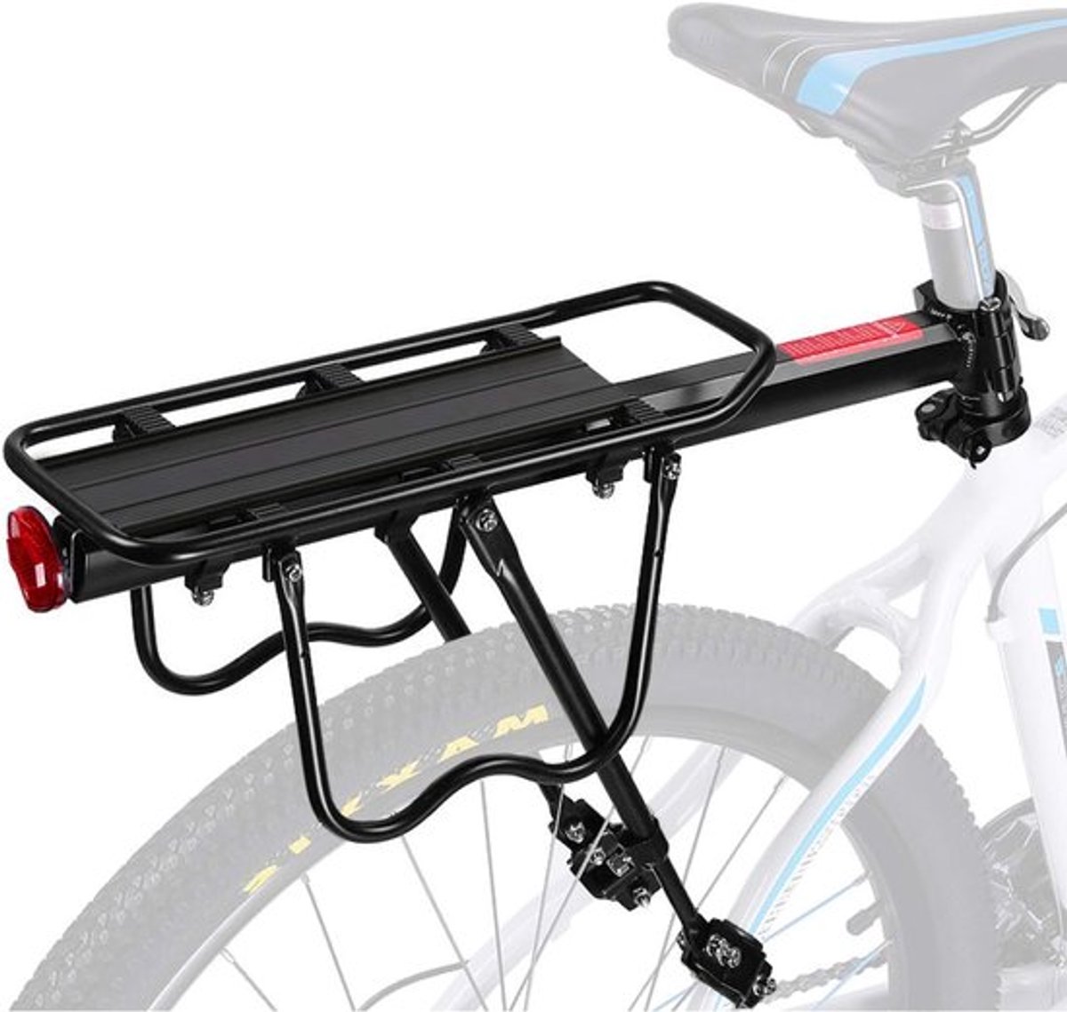 Verstelbare Fietsendrager van Aluminium voor Mountainbikes en Stadsfietsen - Ideaal voor Bagage en Accessoires
